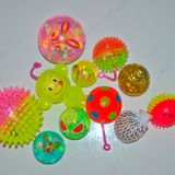 High Bouncing Glitter Rubber Ball Flashing Glitter Ball Crystal Bouncing Ball