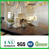 Brown Kitchen Quartz Stone Counter Top