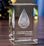 Tear Drop Crystal Cube Best Selling for Christian