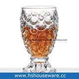 235ml Fish Tail Shape Clear Glass Beer Cup