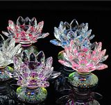 Crystal Lotus Candle Holders Color Base