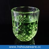 Diamond Style Clear Glass Short Glass