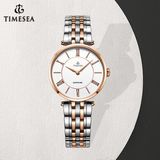 Simple Ladies Round Dial Shape Stainless Steel Fashion Watch 71292