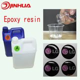 Soft Clear Two Parts Epoxy Resin Glue for Sticker Making (607A/B)