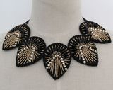 Fashion Charm Crystal Costume Chunky Necklace Collar (JE0163)