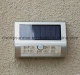 Solar Power Wall Mount 9LED Outdoor Garden Landscape Fence Yard Path Light Lamp