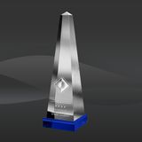 Blue Obelisk Tower Crystal Award (JC-4000-862, JC-4001-862, JC-4002-862)