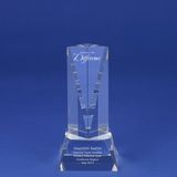 Triangle Sculpture Crystal Trophy (#75114)