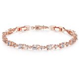 Fashion Nice Quality Copper Brass Zircon Women Popular Jewelry Bracelet