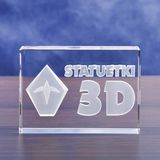 3D Laser Crystal Cube Engraving for Home Decoration