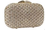 Sliver Delux Style Elegant Rhinestones Women Evening Bag