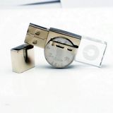 Clip USB Key Crystal Custom Logo Printing Blue LED