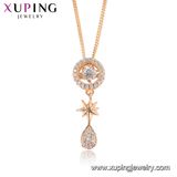 44190 Fashion Xuping 18K Gold -Plated Men's Neckalce in Environmental Copper