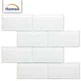 Outside Balcony Wall Tiles Designs, Kitchen Tiles, White Glass Subway Tile