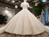 Aoliweiya Top Selling Crystal Ball Gown Wedding Dresses