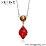 43461 Xuping Hot Sale Ladies Accessories Crystals From Swarovski Statement Necklace 2017
