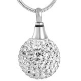Popular Women Accessories Jewelry Crystals Mini Ball Cremation Pendant