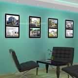 Acrylic Frame LED Light Box for Real Estate Agent Advertising Billboard