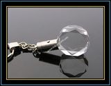 Torch Light Crystal Keyring with LED Light (kc14)