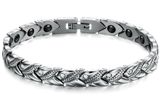 Women's Health Magnetic Bracelets Bangles Ladies Shining Crystal Rhinestone Jewelry Accessories Power Women Bracelets