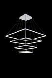 Four Squre Rings Modern LED Pendant Light (AQ-66038-4)