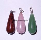 Fashion Gemstone Jewelry Necklace Drop Pendant (ESB01450)