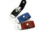 Elegant 8g 16g 32g 64G Leather Memory USB 2.0 Flash Drive with Free Logo