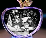Wedding Gifts Crystal 3D Laser Engraved Crysal Cube