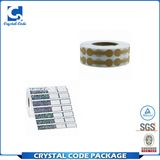Newest Design Printed Jewelry Sticker Label