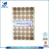 Volume Large and Reasonable Price Kraft Paper Sticker Label
