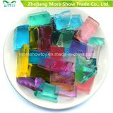 Cube Crystal Soil Water Beads Wedding Decoration Vase Table Centrepiece