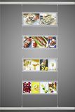 Restaurant Window Display Crystal LED Slim Light Box