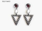 Best Seller Newest Design Crystal Triangle Earrings Jewelry