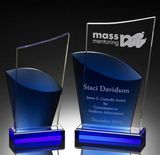 2017 New Design Crystal Glass Trophy Award