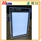 Hanging Magnetic Crystal Slim LED Light Box for Advertising