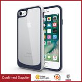 New Woven Texture Hybrid Clear Cell Phone Case for iPhone 7
