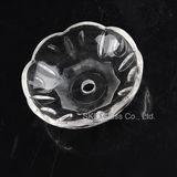 Ultra-Clear Transparent Chandelier Glass Bobeche B024