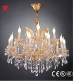Modern Crystal Chandelier with Glass Decoration Wl-8141