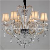 European Style Crystal Chandelier for Home in Light Gold