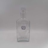 High Quality Glass Vodka Bottle, Square Whiskey Bottle