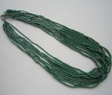 Summer Color Long Multi Stands Crystal Bead Necklace