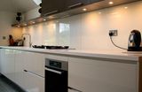 Beautiful Tempered Pure White Back Painted Glass for Splash Back