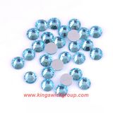 2016 China Factory Non Hot Fix Rhinestone Flat Back Crystal Ss10 Aquamarine