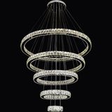 Ring Crystal Pendant Light Modern LED Crystal Chandelier Lighting