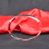 Oval Blank Shaped Custom Crystal Trophy