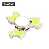 2D Blank Sublimation Fidget Spinner Toy Relieves Stress Hand Spinner (Dog, Green)