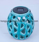 Solar Antique Ceramic with LED Light for Decoration