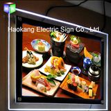 Wall Mounted Crystal Acrylic Photo Frame Menu Board Display Light Box