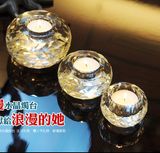 Ball Shape Tea Light Crystal Candle Holder for Home Goods