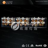 Modern Wall Lamp 1047 Made of Crystal and Iron with Golden Color